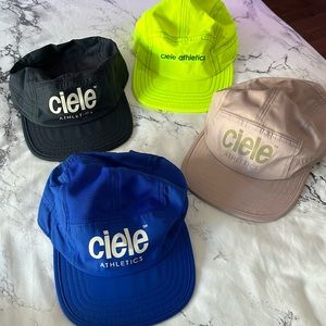 Lot of 4 Ciele hats, great condition